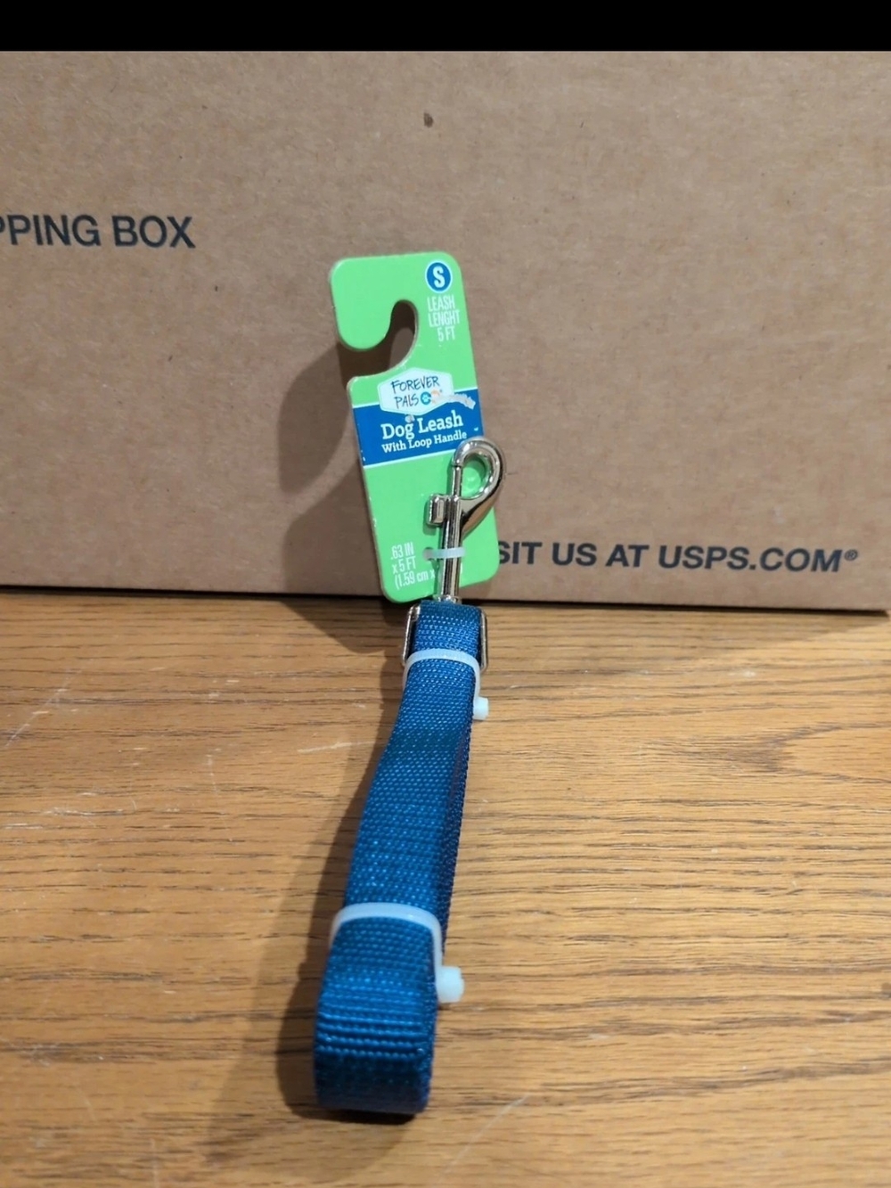 Forever Pals Blue Dog Leash with Loop Handle